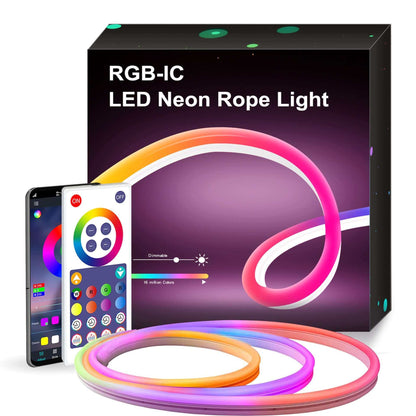Colorful Music Sync LED Neon Lamp with Remote Control