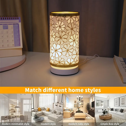 Bright USB Desk Lamp in Sleek Metal Cylinder