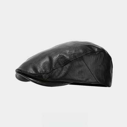 Timeless Brown Leather Hat