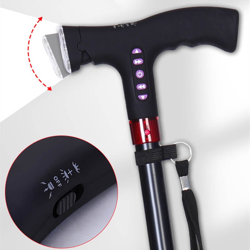 Senior Safety Cane with Fall Alert System