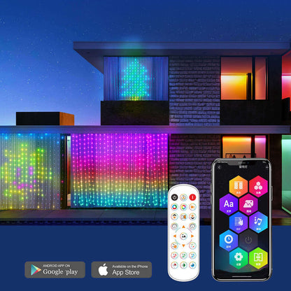 Colorful LED Fairy String Lights Bluetooth Control Decor