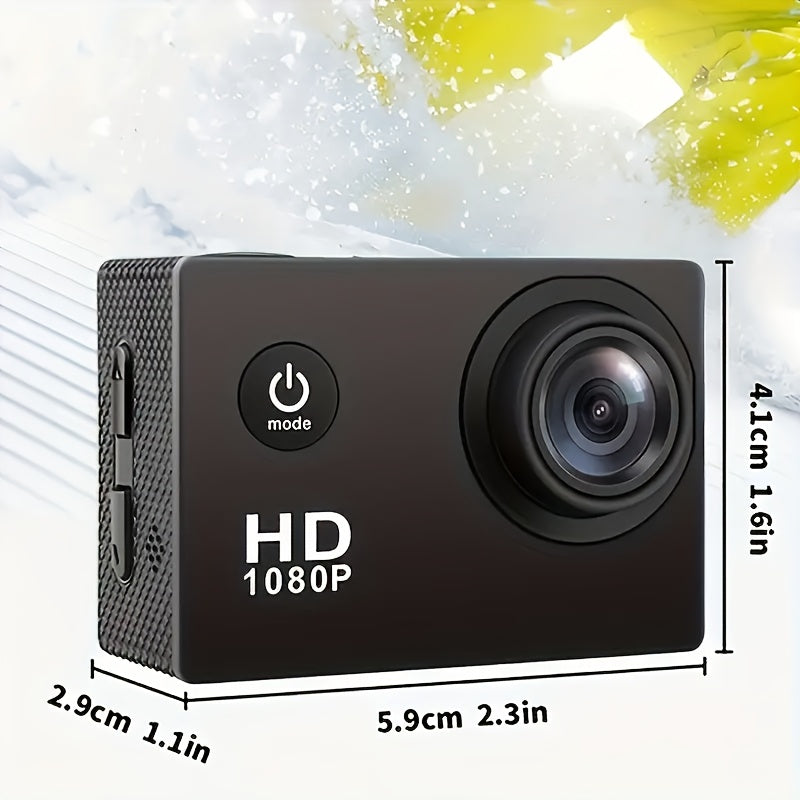 Compact Action Cam with Full HD and Wide Angle Lens