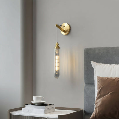 Simple Brass Glass Pendant Light Fixture - Cofik