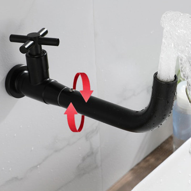 Stylish Single Handle Wall Mount Bathroom Sink Faucet