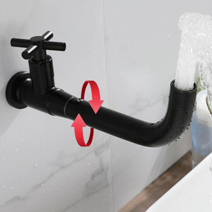 Stylish Single Handle Wall Mount Bathroom Sink Faucet