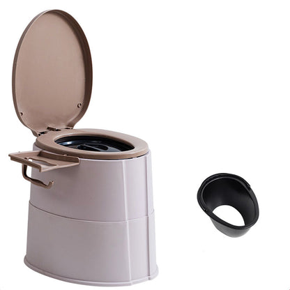 Compact Round Floor Mount Toilet Bowl for Bathroom - Cofik