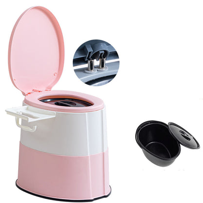 Compact Round Floor Mount Toilet Bowl for Bathroom
