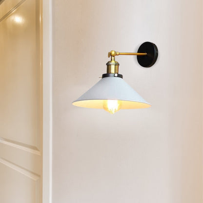 Rustic Metal LED Wall Lamp