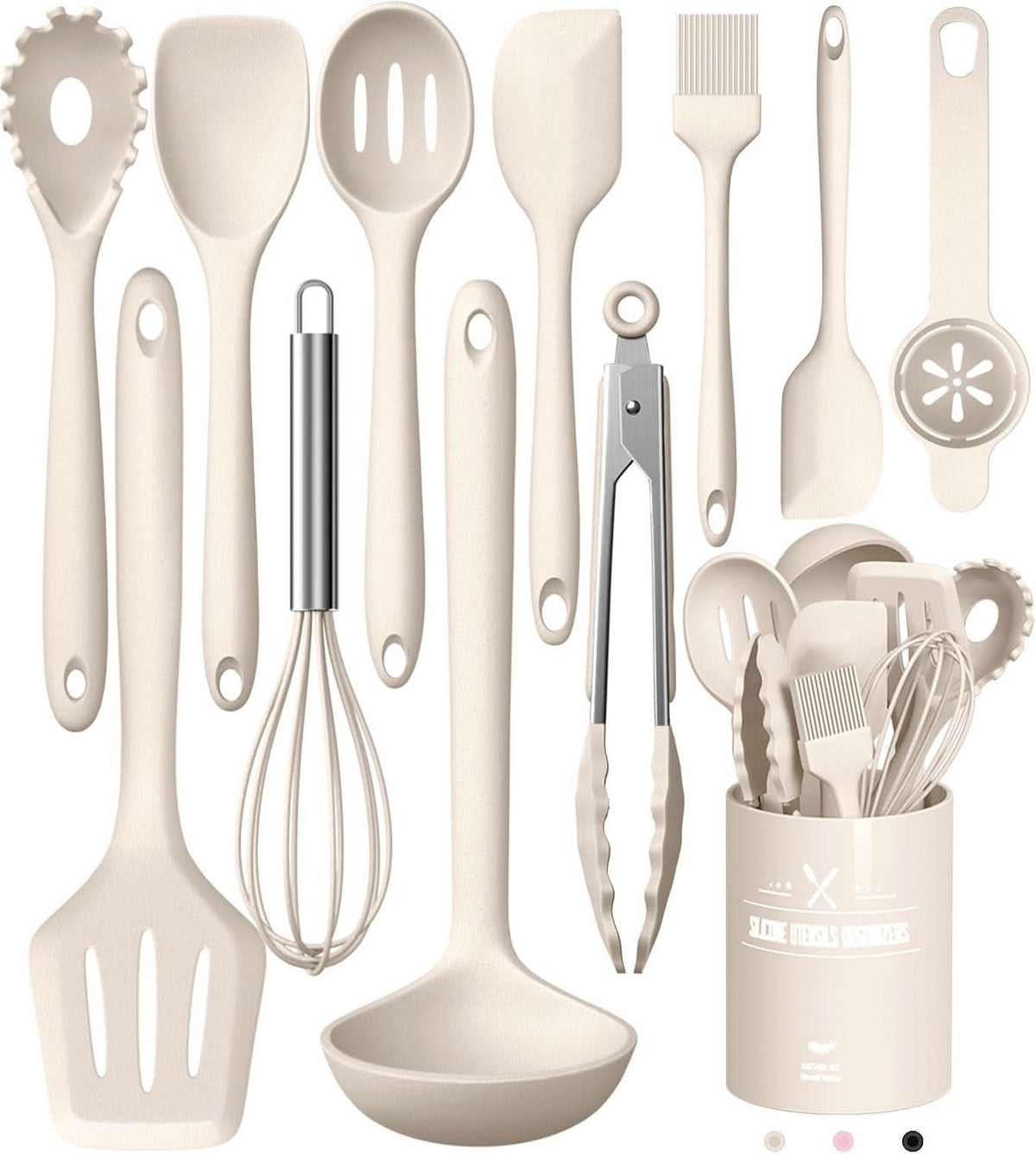 Non-Stick Silicone Cooking Utensil Set - Cofik