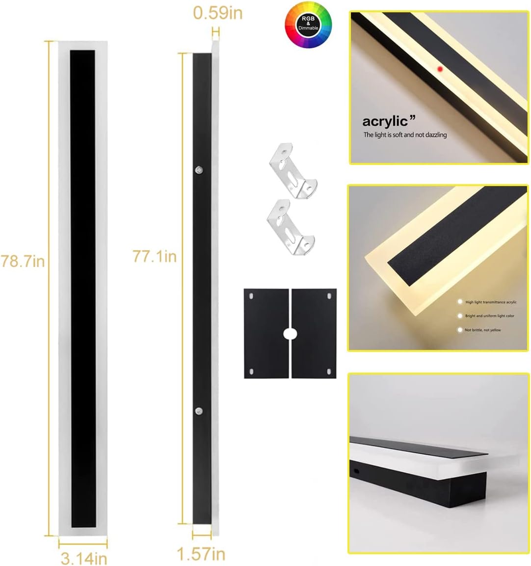 Adjustable Bright Outside LED Wall Light Strip