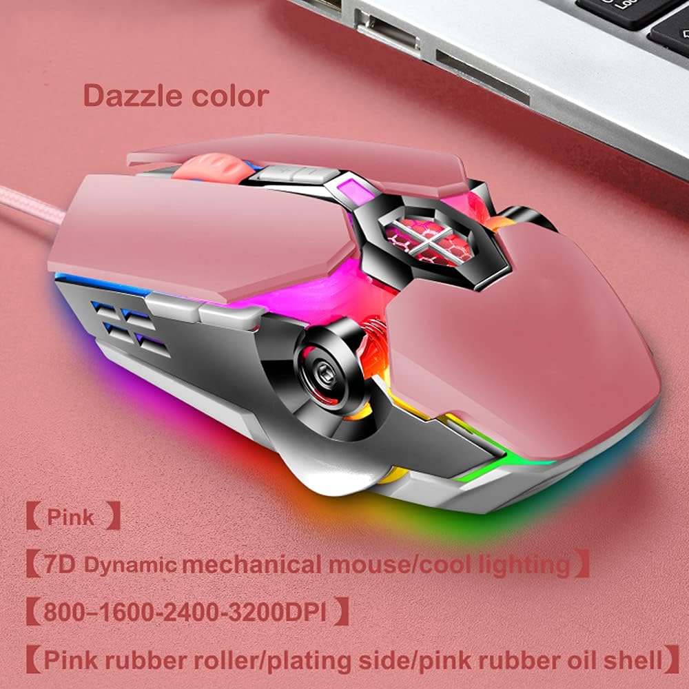 Pro Gamer Keyboard RGB LED Blue Mechanical Keys