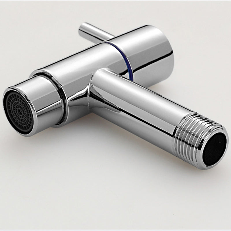 Modern Single Handle Bathroom Faucet Solid Brass