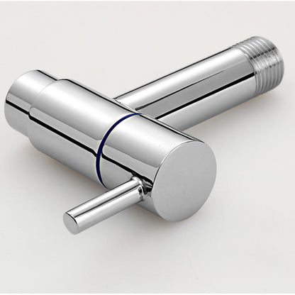 Modern Single Handle Bathroom Faucet Solid Brass