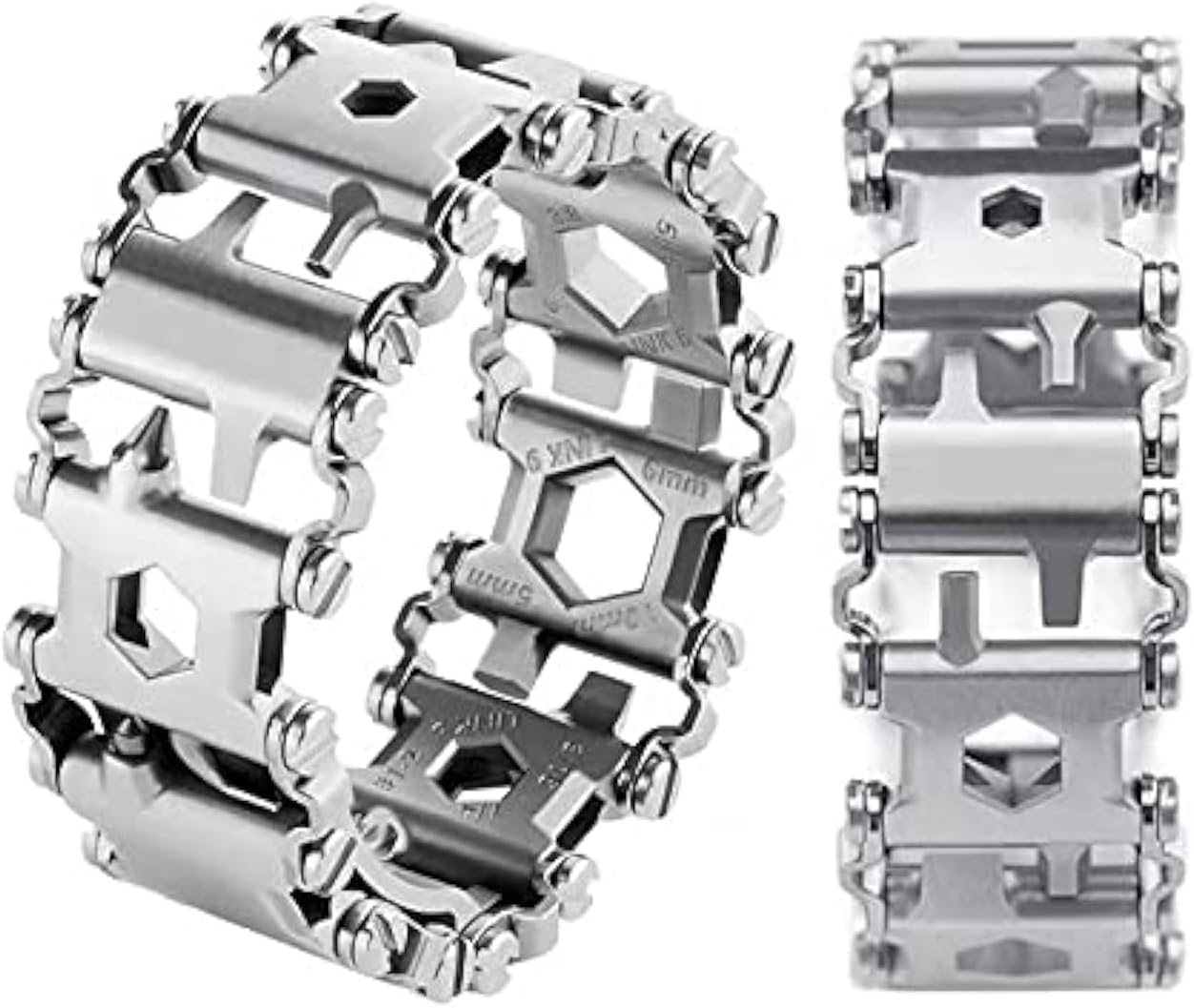 Tactical 29-in-1 Metal Survival Tool Watch Bracelet - Cofik