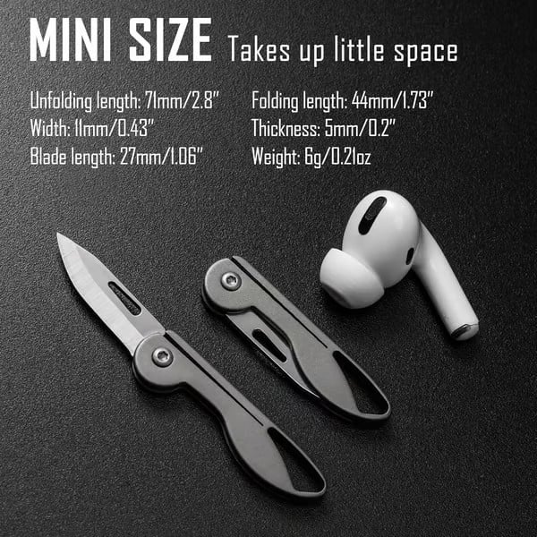 Compact Lightweight Folding Pocket Knife