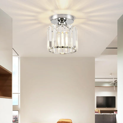 Luxury Glass Semi Flush Ceiling Light