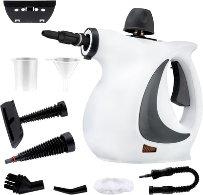 Powerful Handheld Steam Cleaner with 9 Accessories - Cofik