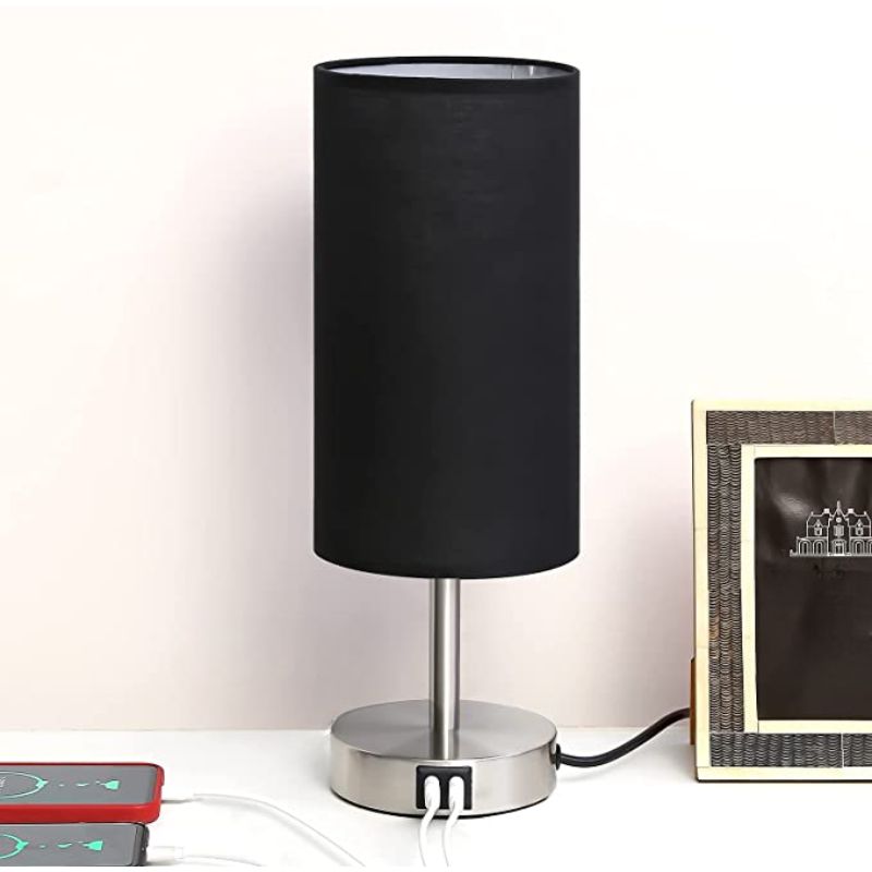 Smart Wooden Bedside Lamp with USB Port - Cofik
