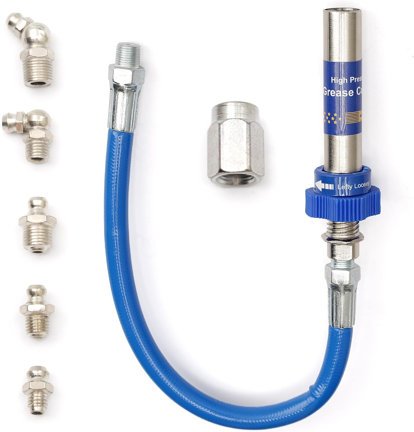 Heavy Duty Grease Gun Coupler Adapter - Cofik