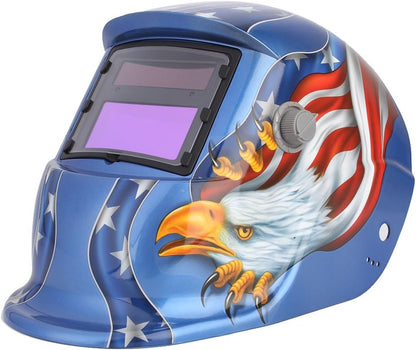 Cofik Auto Darkening Welding Helmet with Clear Wide View Screen