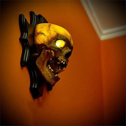Dark Gothic Skull Table Lamp