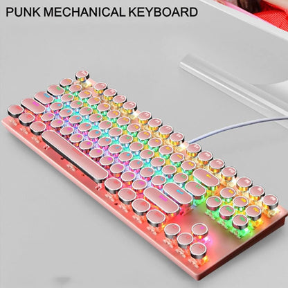 Pro Gamer Keyboard RGB LED Blue Mechanical Keys