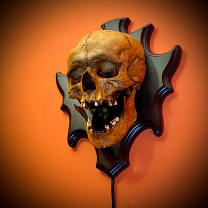 Dark Gothic Skull Table Lamp