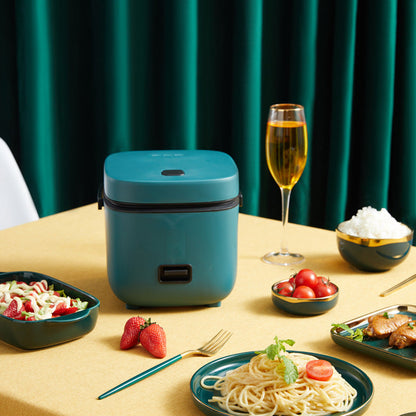 Small Electric Rice Cooker with Steamer and Easy Control