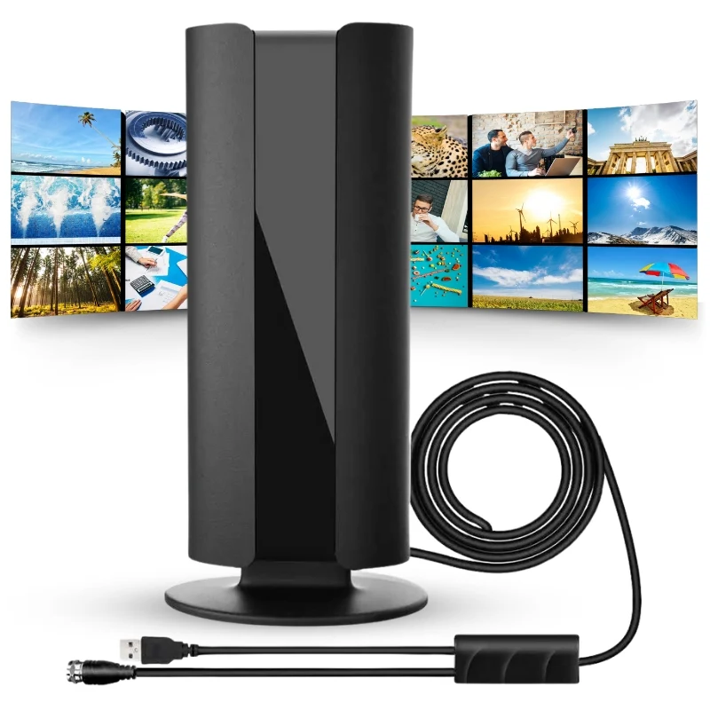 Best Indoor TV Antenna 360 Mile Long Range Signal Booster - Cofik