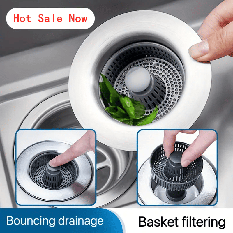 Improved Kitchen Sink Basket Drain Strainer