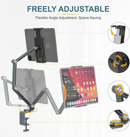 Portable Folding Tablet Stand with 360° Swivel