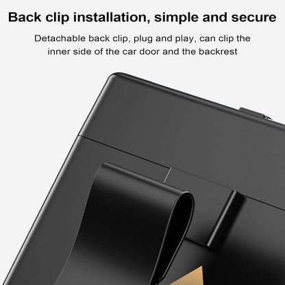 Odor-Proof Car Waste Bin with LED Light
