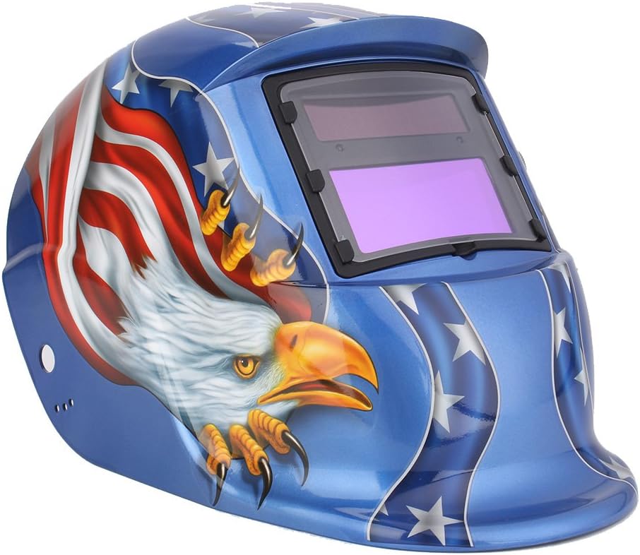 Cofik Auto Darkening Welding Helmet with Clear Wide View Screen - Cofik