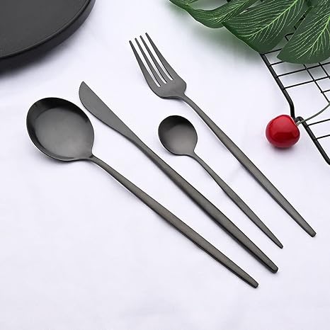 Premium Metal Silverware Set for Home Dining
