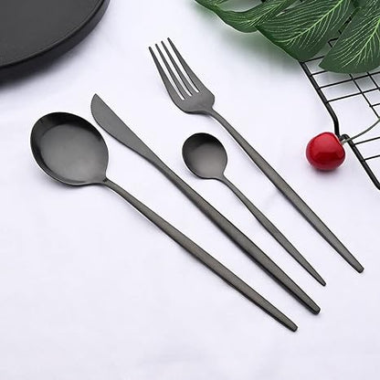Premium Metal Silverware Set for Home Dining