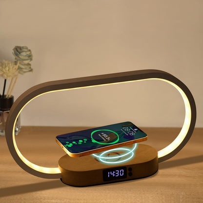 Smart LED Nightstand Lamp with Clock - Cofik