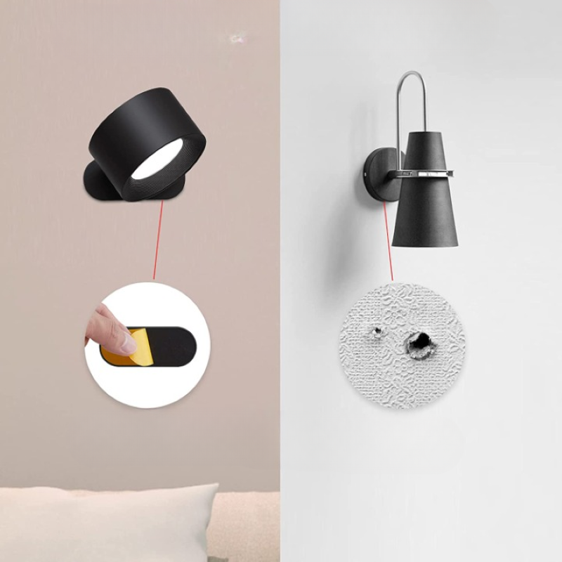 Wireless LED Wall Sconce with Adjustable Brightness