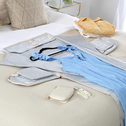 Spacious Folding Ladies Travel Bag with Suit Organizer