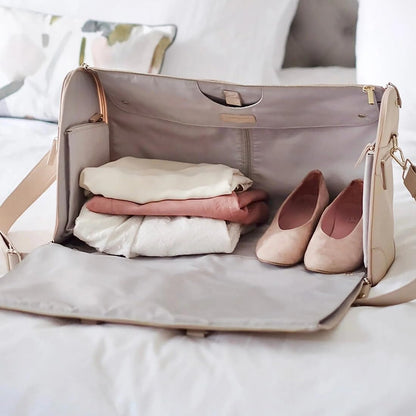 Spacious Folding Ladies Travel Bag with Suit Organizer