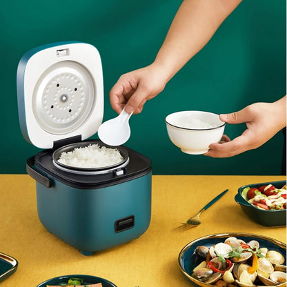 Small Electric Rice Cooker with Steamer and Easy Control