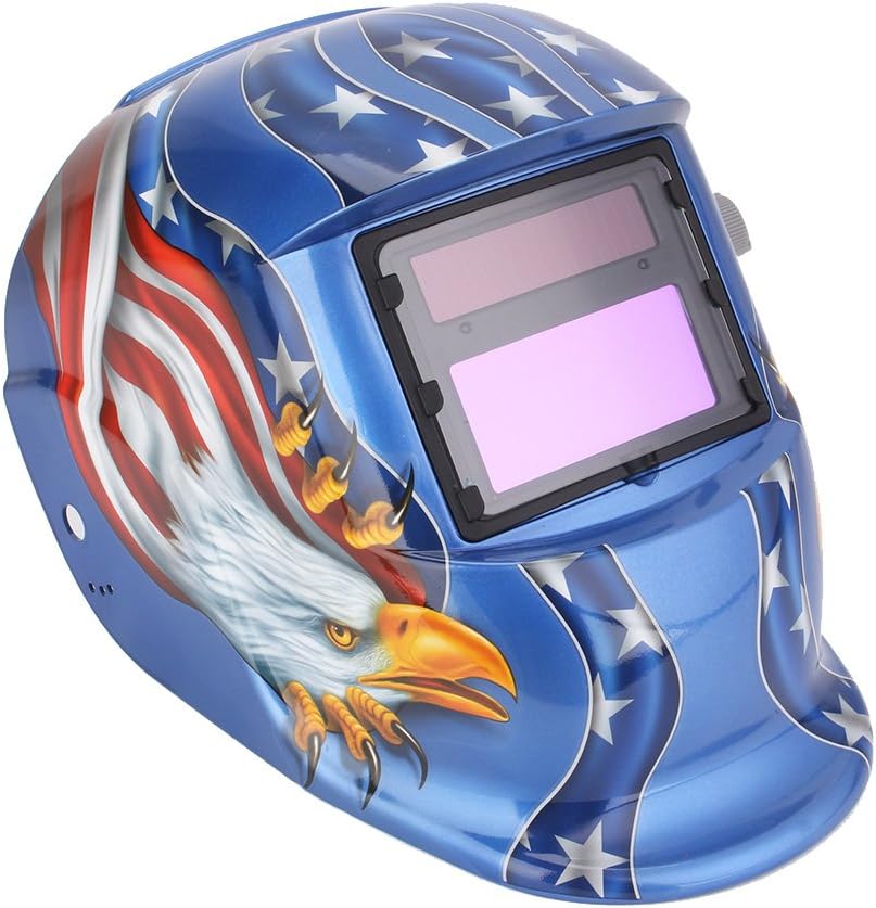 Cofik Auto Darkening Welding Helmet with Clear Wide View Screen