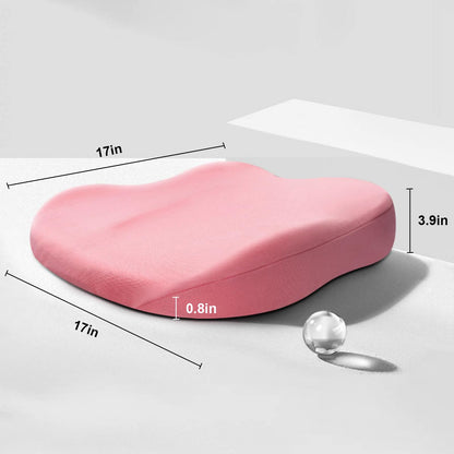 Comfortable Car Seat Cushion with Memory Foam Booster