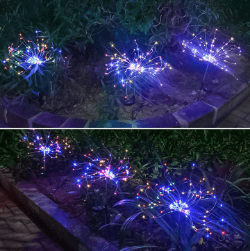 Outdoor Solar String Lights Copper Wire Fairy Lights