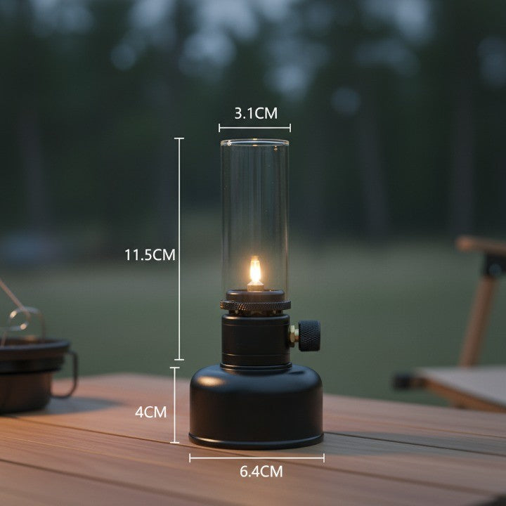 Compact Portable Flame Table Light