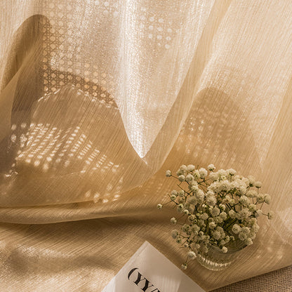 Sheer White Drapes for Living Room