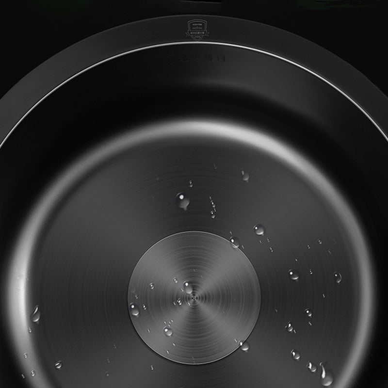 Modern Stainless Steel Kitchen Sink Round Bowl