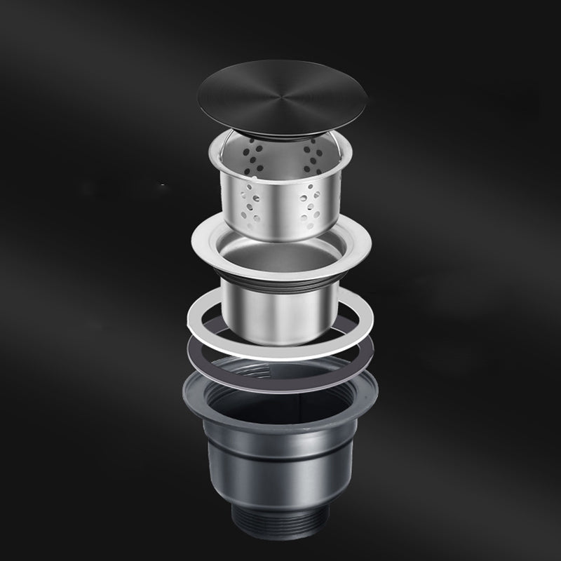 Modern Stainless Steel Kitchen Sink Round Bowl