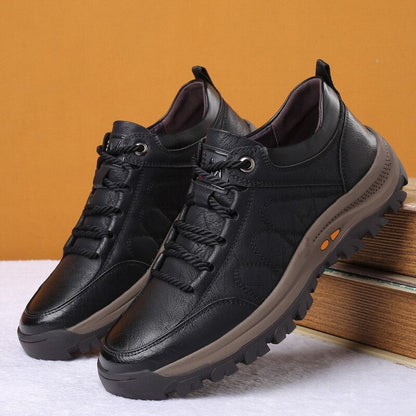 Comfortable Men's Leather Orthotic Shoes