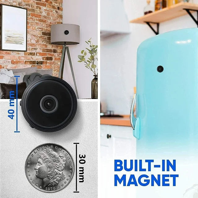 Compact Wi-Fi Magnetic Home Security Cam