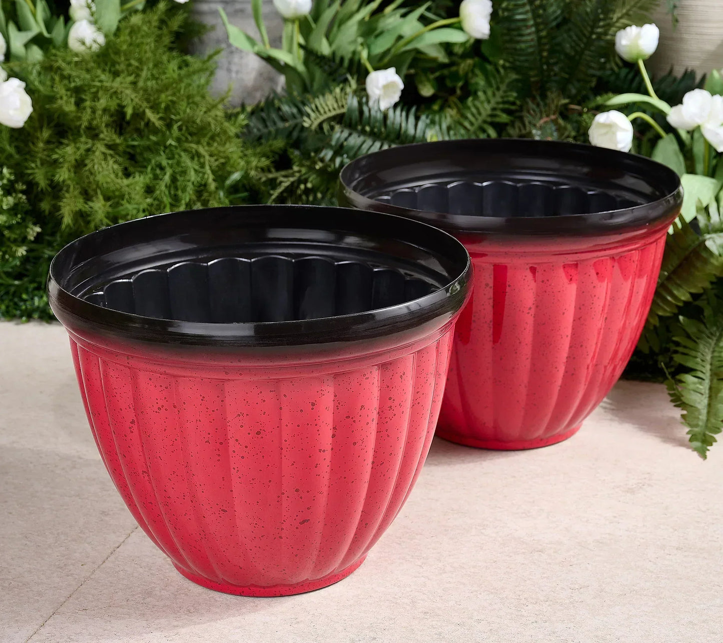 Airy Garden Planter with Dual Drain Holes
